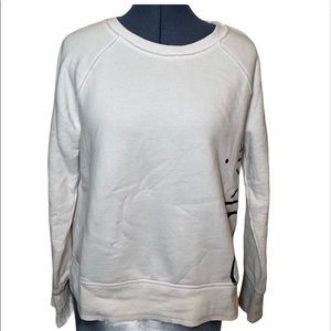 Calvin Klein Long Sleeve White Sweatshirt